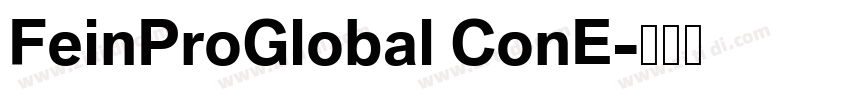 FeinProGlobal ConE字体转换